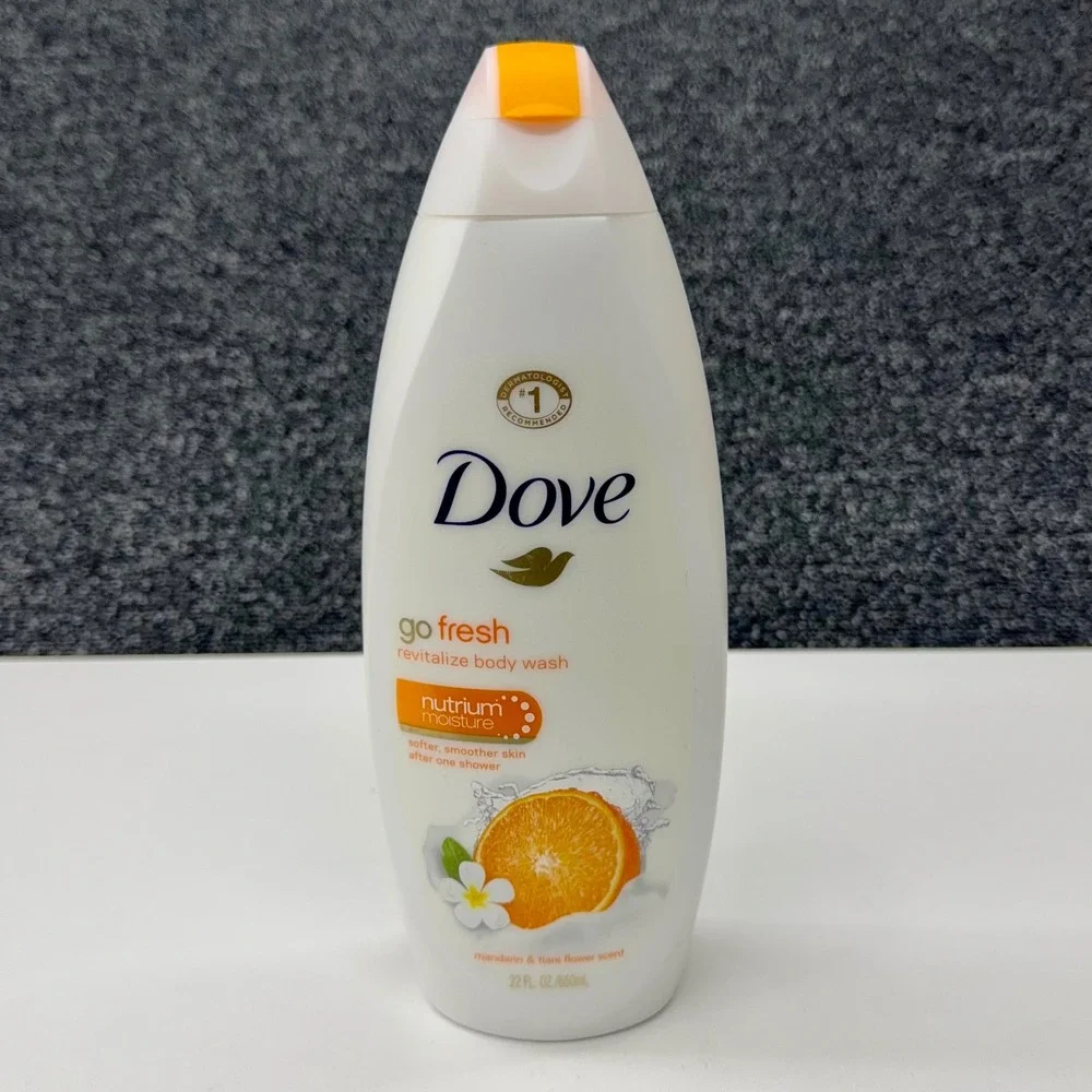 Dove Go Fresh Revitalize Body Wash Mandarin & Tiare Flower 22oz Nutrium Moisture